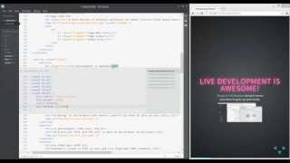 Brackets Live Development for HTML amp CSS [upl. by Arodoeht]