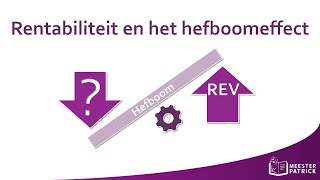 Rentabiliteit en het Hefboomeffect  Bedrijfseconomie [upl. by Aitenev]