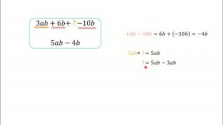 Adición y sustracción de expresiones algebraicas 8° básico [upl. by Aimek]