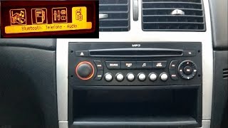 Instalando RD45 e configurando bluetooth no Peugeot 307 [upl. by Osrick256]