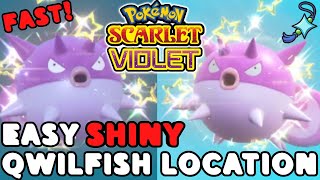 Easy SHINY Hunt QWILFISH Exploit in Pokemon Scarlet and Violet [upl. by Statis733]