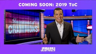 Coming Soon The 2019 Tournament of Champions  JEOPARDY [upl. by Marlon621]