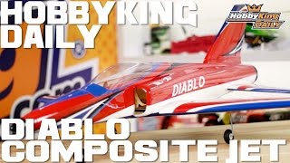 Diablo 90mm EDF Jet  HobbyKing Daily [upl. by Yticilef510]