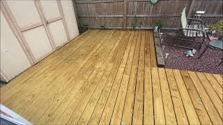 How To Seal A Deck With Thompsons Water Seal [upl. by Resay854]