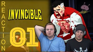 SOS Bros React  Invincible Season 1 Episode 1  Its About Time [upl. by Anaes]