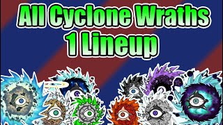 Battle Cats  All Cyclone Wrath Stages ONE LINEUP  Cyclone Wraths 1 lineup [upl. by Moffat]