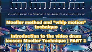 Introduction to the video drum lesson Moeller Technique  PART 1 drumlesson moellertechniques [upl. by Nauq]