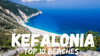 Top 10 Best Beaches in Kefalonia Greece [upl. by Imehon]