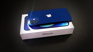 iPhone 12 Mini UNBOXING and IMPRESSIONS iPhone 12 Mini Blue 64gb [upl. by Yniatirb]