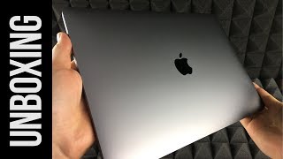 New 13inch MacBook Air with Touch ID  Space Gray  Unboxing  8thgeneration [upl. by Assirec459]