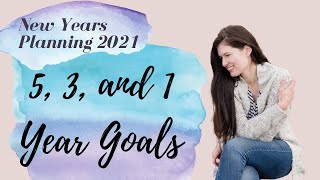 New Years Goals and Life Planning Video 6  5 3 amp 1 Year Goals [upl. by Lamoree]