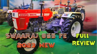 SWARAJ 855 FE TRACTOR 2023 NEW MODEL REVIEW AND SPECIFICATION Swaraj tractor review 2023 new model [upl. by Naval476]