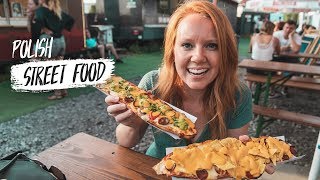 Tasting The BEST POLISH STREET FOOD  Final Day In Poland Poznań Poland [upl. by Ardnossac819]