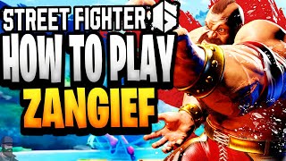 Street Fighter 6  How To Play ZANGIEF Guide Combos amp Tips [upl. by Eno]