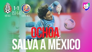 ¡México a Semifinales La tanda de penales con la que el Tri venció 54 a Costa Rica [upl. by Atiana]