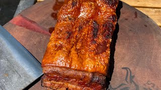 Crispy pork belly slicing [upl. by Alex]