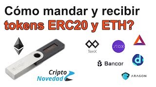 Cómo mandar y recibir tokens ERC20 y ethereum usando myetherwallet y el Ledger Nano S  Tutorial [upl. by Notseh]