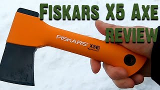 Fiskars X5 axe review  Video 27  In The Wild With Chris [upl. by Ohnuj205]