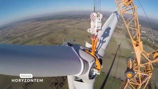 Budowa Elektrowni wiatrowej ENERCON E92 Granowiec Wielkopolska [upl. by Nnalyrehs]