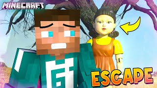 Escaping Squid Game in Minecraft [upl. by Ynnal154]