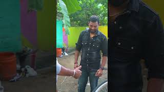 Baasha maathiri oru annan kidaikuma 😂 wait for end twist shorts husbandwifecomedy prank reels [upl. by Touber388]