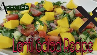 Lentil Salad Recipe 🥗🍴 [upl. by Eilhsa]