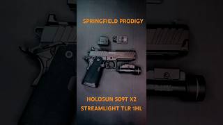 SPRINGFIELD PRODIGY  HOLOSUN 509T X2  STREAMLIGHT TLR 1HL springfield holosun streamlight [upl. by Nnyliak638]