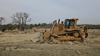 Caterpillar D9T Quarry Cleaning Work  Power and Performance [upl. by Wivinah]