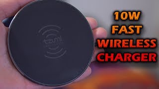 TZUMI 10W Fast Wireless Charger Review [upl. by Eelesor]