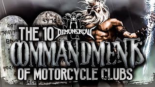 10 Commandments Of Motorcycle Clubs [upl. by Nalla]