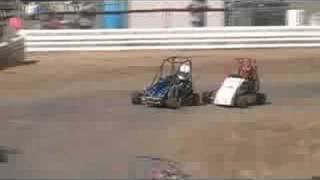 81608 I5 Quarter Midget Highlights Grays Harbor Raceway Mini Track [upl. by Ondrej]