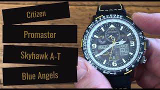 Citizen Promaster Skyhawk AT Eco Drive  Blue Angels Edition [upl. by Sylera]