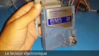 validateur de monnaie coin validator comestero RM5 with ARDUINO UNO [upl. by Ycnej]