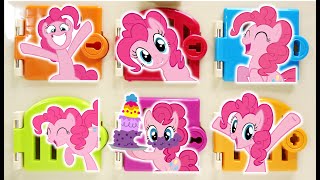 Pinkie Pie My Little Pony Trapped Doors Surprises [upl. by Akirdnas]