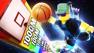 CHAPATI COMPLETED WORLDS LONGEST DUNK IN ROBLOX [upl. by Cathie725]