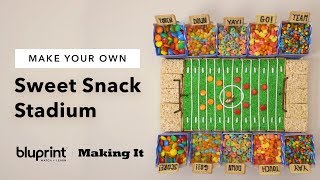 DIY Football Snack Stadium 🏟 🏈 🍰 🍫 🍪 [upl. by Thor]