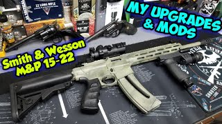 Smith amp Wesson MampP 1522 🛠️ Upgrades amp Mods w Links rifle optic upgrade [upl. by Ten]