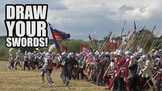 NOVA Combat at the Tewkesbury Medieval Festival  Battle [upl. by Nodnol175]