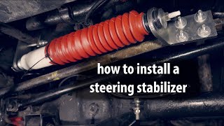 Installing a Steering stabiliser  How to do it properly [upl. by Lobell]