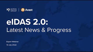 eIDAS 20 Latest News amp Progress [upl. by Zhang]