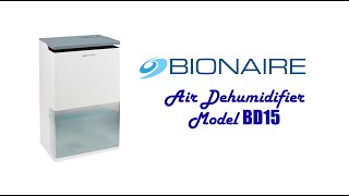 Bionaire Air Dehumidifier BD15 [upl. by Deutsch]