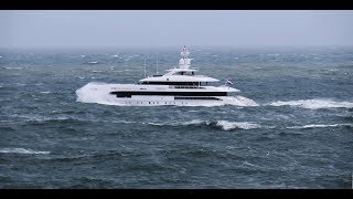 Heesen Yachts’ 498m 1634quot superyacht Home in a storm [upl. by Simons748]