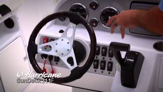 Hurricane SunDeck Sport 211 OB Product WalkThrough [upl. by Lajes279]