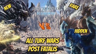 All Turf Wars  Monster Hunter World No HUD [upl. by Kudva]