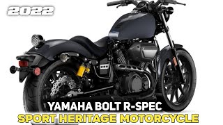 2022 Yamaha Bolt RSpec Sport Heritage Motorcycle [upl. by Attelahs]