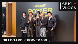 SB19 VLOGS Billboard K POWER 100 [upl. by Nivlag415]