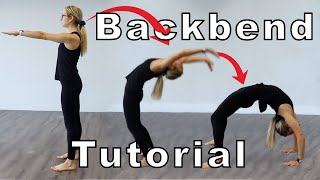 Standing Backbend Tutorial  Jasmine M [upl. by Cadmar]