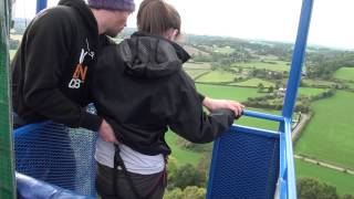 Bungee Jump Chepstow 400ft [upl. by Anadal]