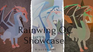 Rainwing OC Showcase Roblox Wings of Fire [upl. by Kidder]