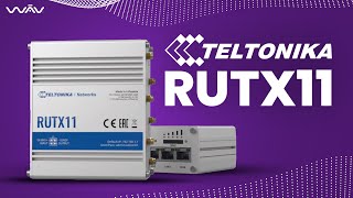 Teltonika RUTX11 Unboxing [upl. by Ellinehc]